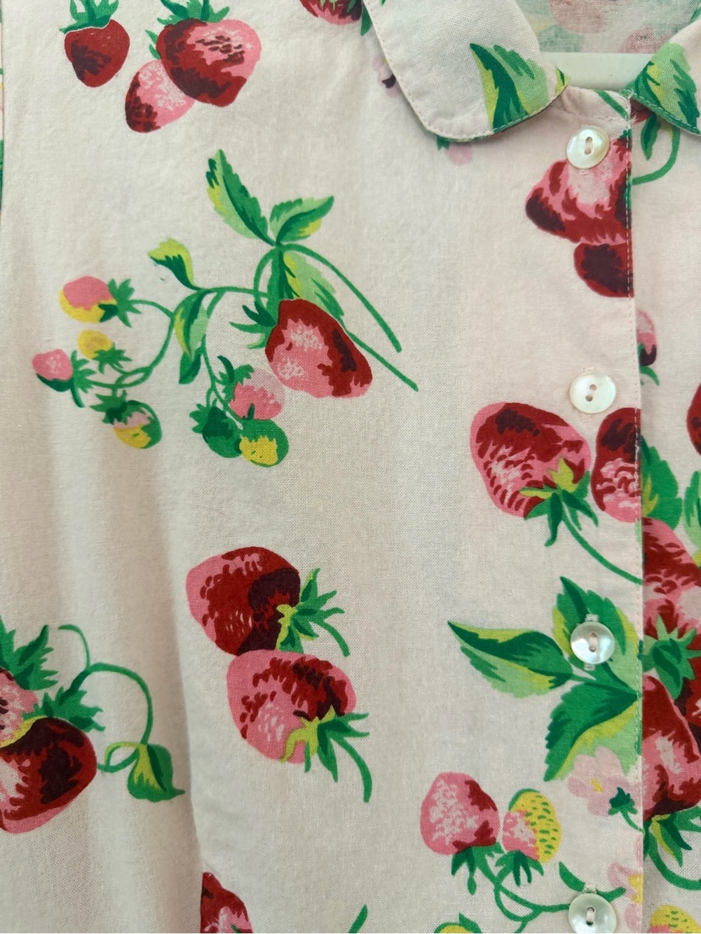 April Cornell Strawberry Porch Dress Modern Prairie Cottagecore pockets Size XL - Picture 10 of 15